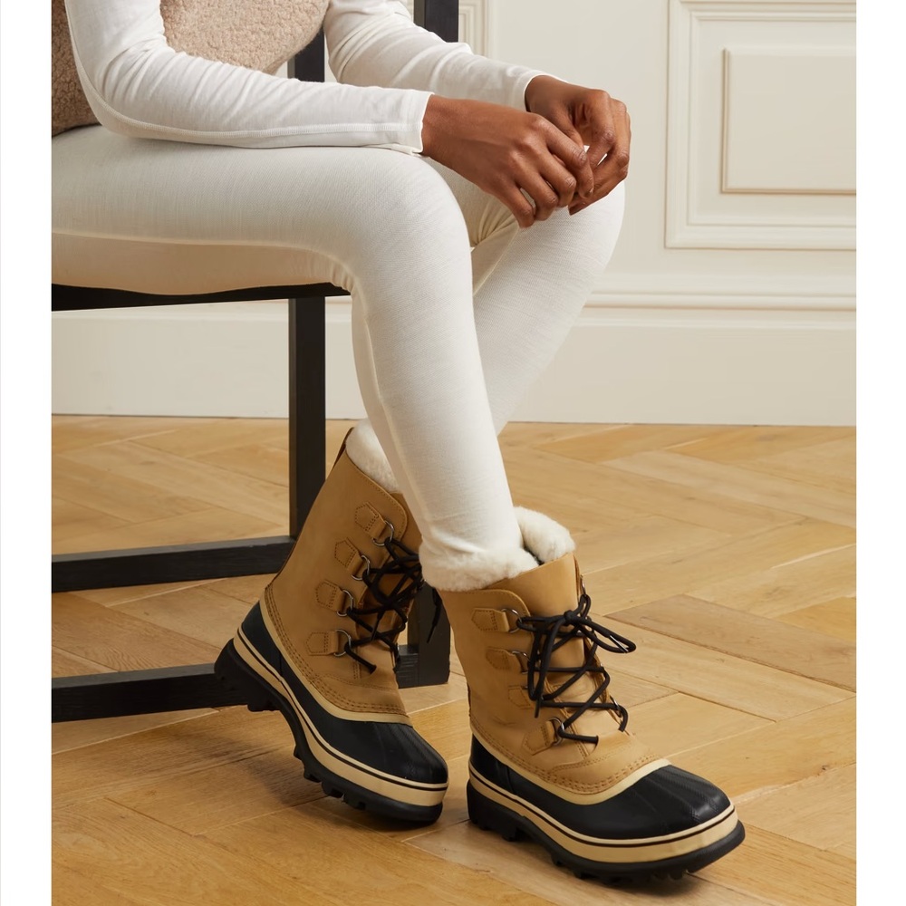 Sorel Tan and Black Women's Boots